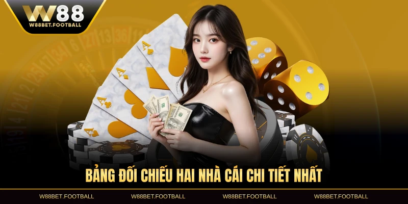 Bảng đối chiếu hai nhà cái chi tiết nhất