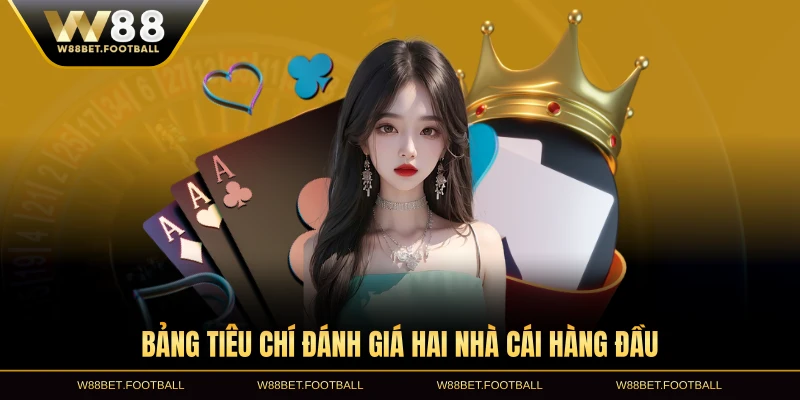 Bảng tiêu chí đánh giá hai nhà cái hàng đầu