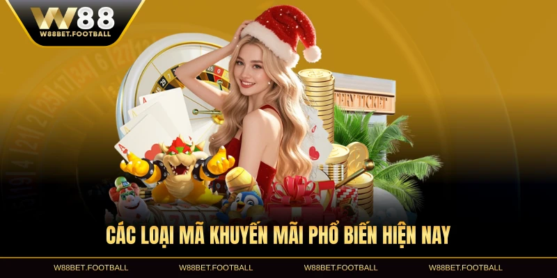 Các loại mã khuyến mãi phổ biến hiện nay