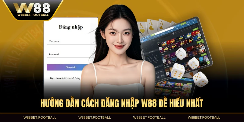 Hướng dẫn cách đăng nhập W88 dễ hiểu nhất