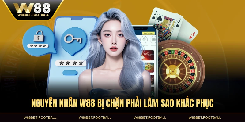 Nguyên nhân W88 bị chặn phải làm sao khắc phục
