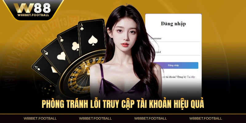 Phòng tránh lỗi truy cập tài khoản hiệu quả