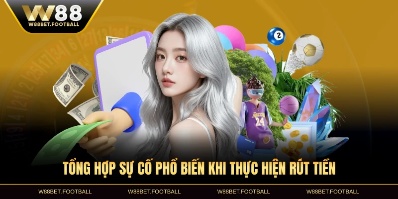 Tổng hợp sự cố phổ biến khi thực hiện rút tiền